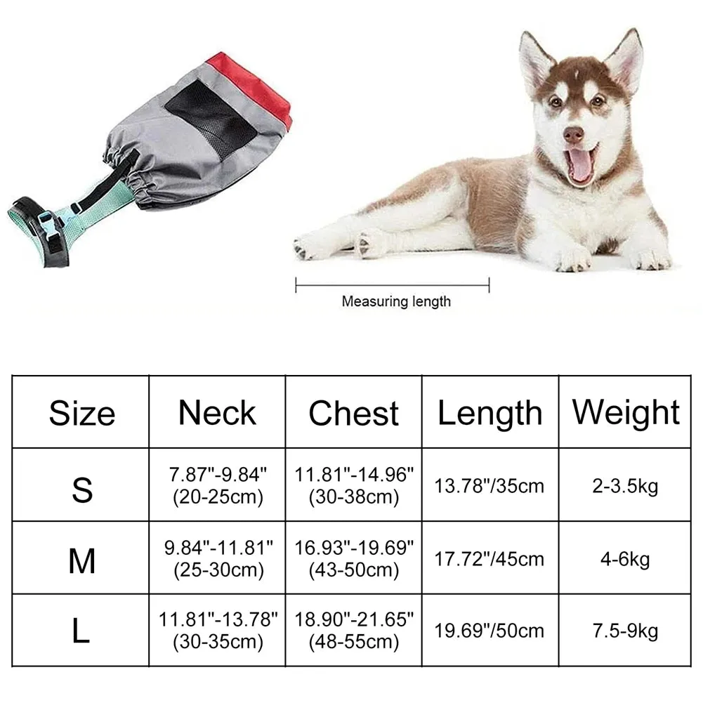AnniePaw Dog Drag Bag for Paralyzed Pets Wheelchair Alternative Protects Chest