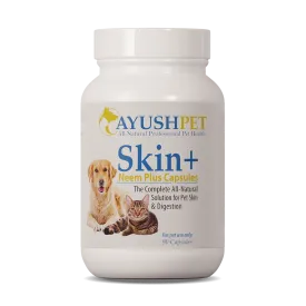 AYUSH PET SKIN PLUS NEEM for SKIN SUPPORT - 90 capsules