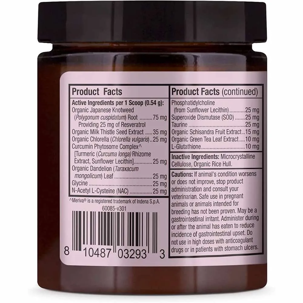 Bark & Whiskers Detox Support (Dr. Mercola Liver & Kidney Support) Pet Supplement 1.8oz