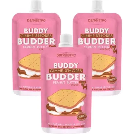 Bark Bistro Gimme S'mores Budder Dog Peanut Butter Squeeze Packs 4oz