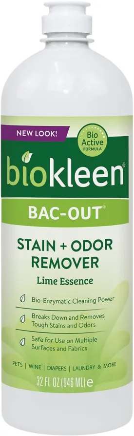 biokleen Bac Out Stain & Odor Eliminator with Live Enzyme Cultures, 32 oz