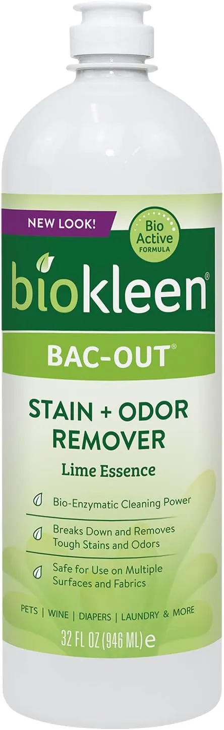 biokleen Bac Out Stain & Odor Eliminator with Live Enzyme Cultures, 32 oz