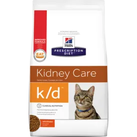Hills Prescription Diet K/D Chicken Dry Cat Food