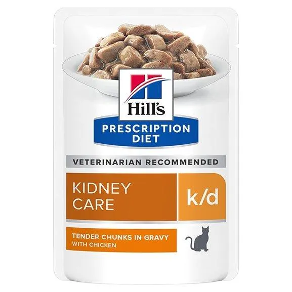 Hill's Prescription Diet K/D Kidney Care Dry & Wet Cat Food Bundle