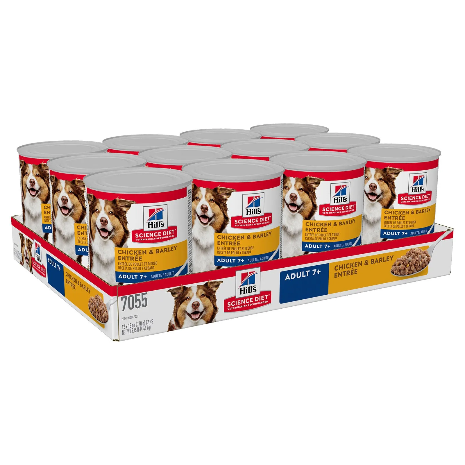 Hill's Science Diet Dog Food Can Adult 7  Chicken & Barley Entrée