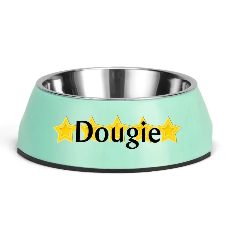 Iconic Pet Stainless Steel Bowl for Personalized Pet Meals