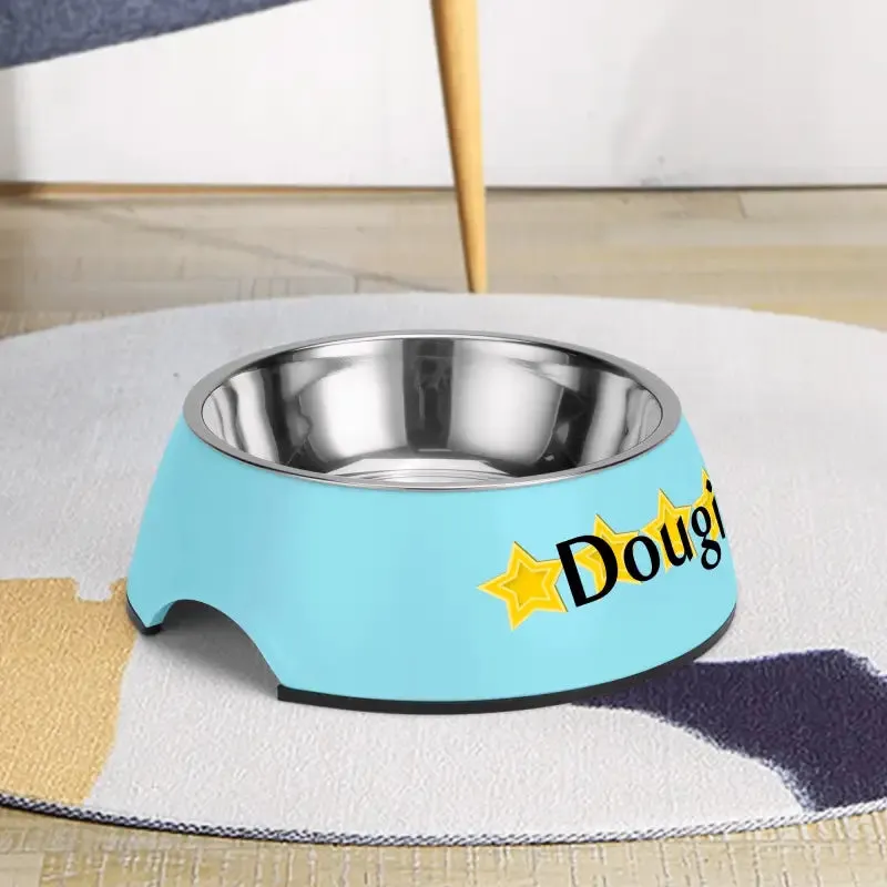 Iconic Pet Stainless Steel Bowl for Personalized Pet Meals