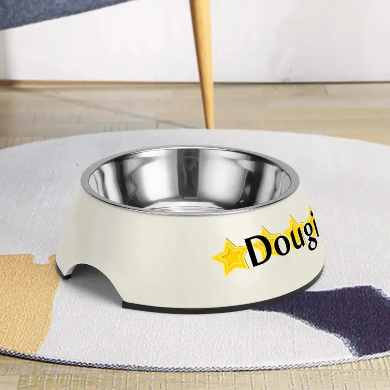 Iconic Pet Stainless Steel Bowl for Personalized Pet Meals