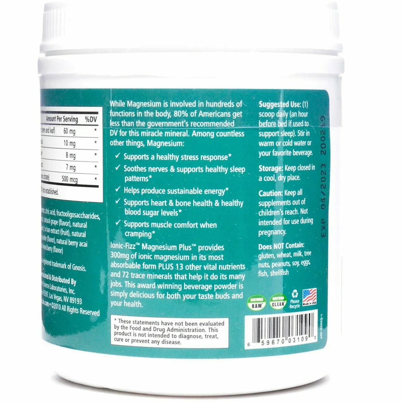 Ionic - Fizz Magnesium Plus Mixed Berry by Pure Essence