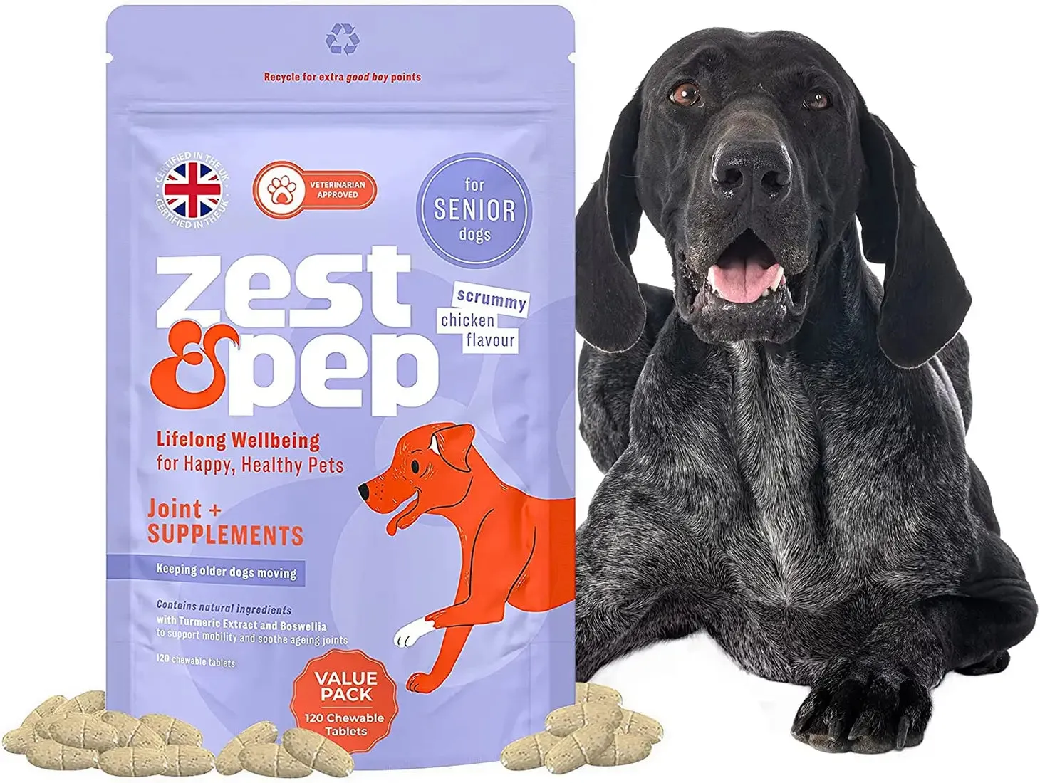 Joint & Hip Supplement For Senior Dogs (Date 11/2024)
