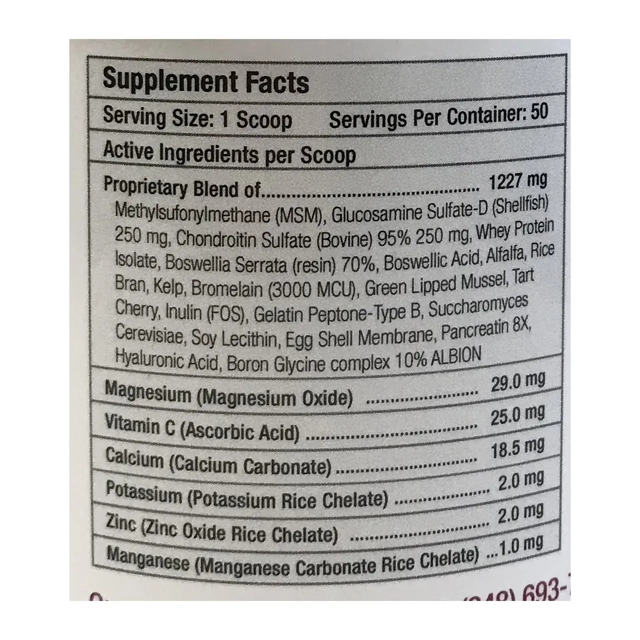 K9 Mobility Joint Care Supplement
