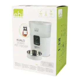 Kualo Smart Feeder With Camera 3.5L - 21x15x28cm White