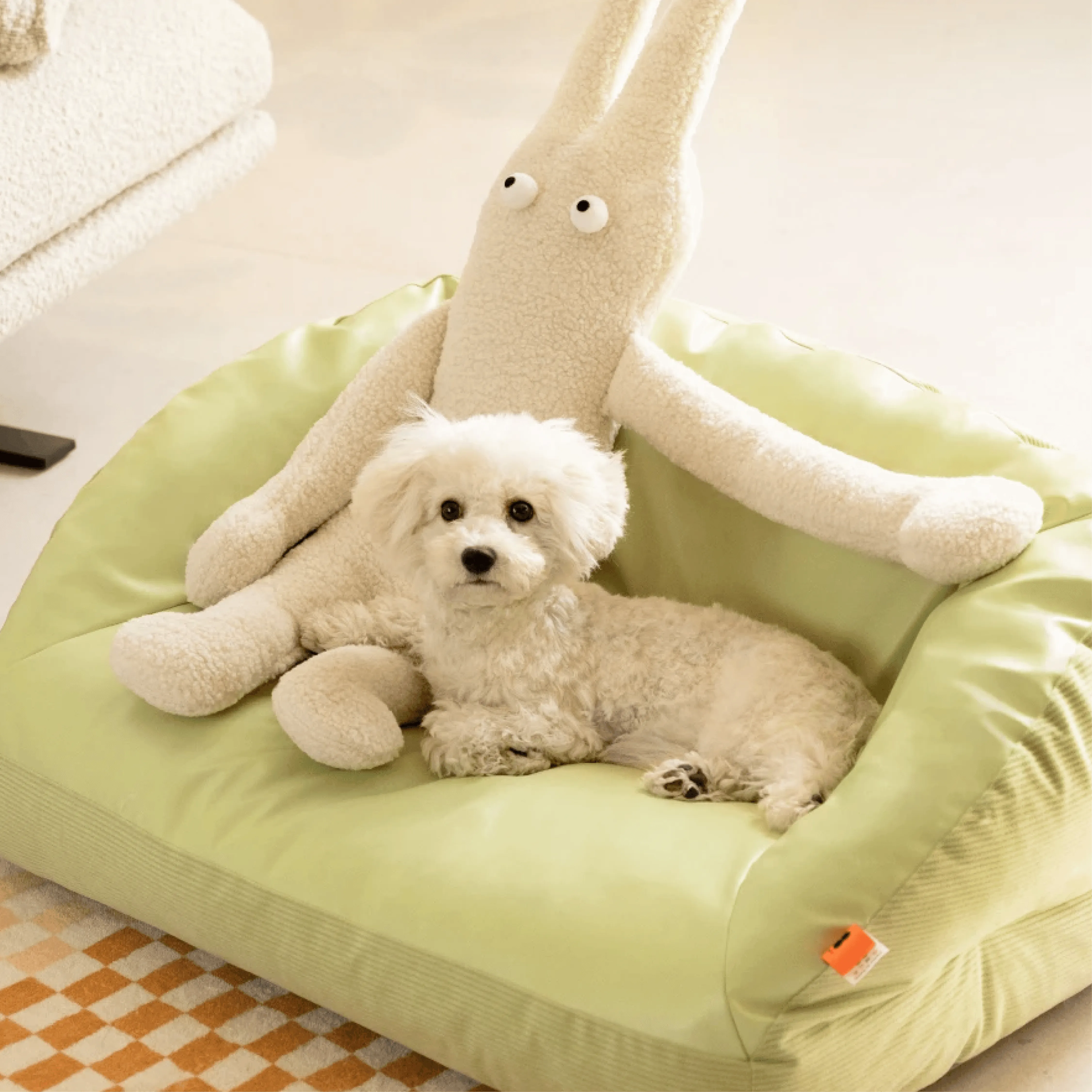 Mewoo - Bunny Buddy Bed
