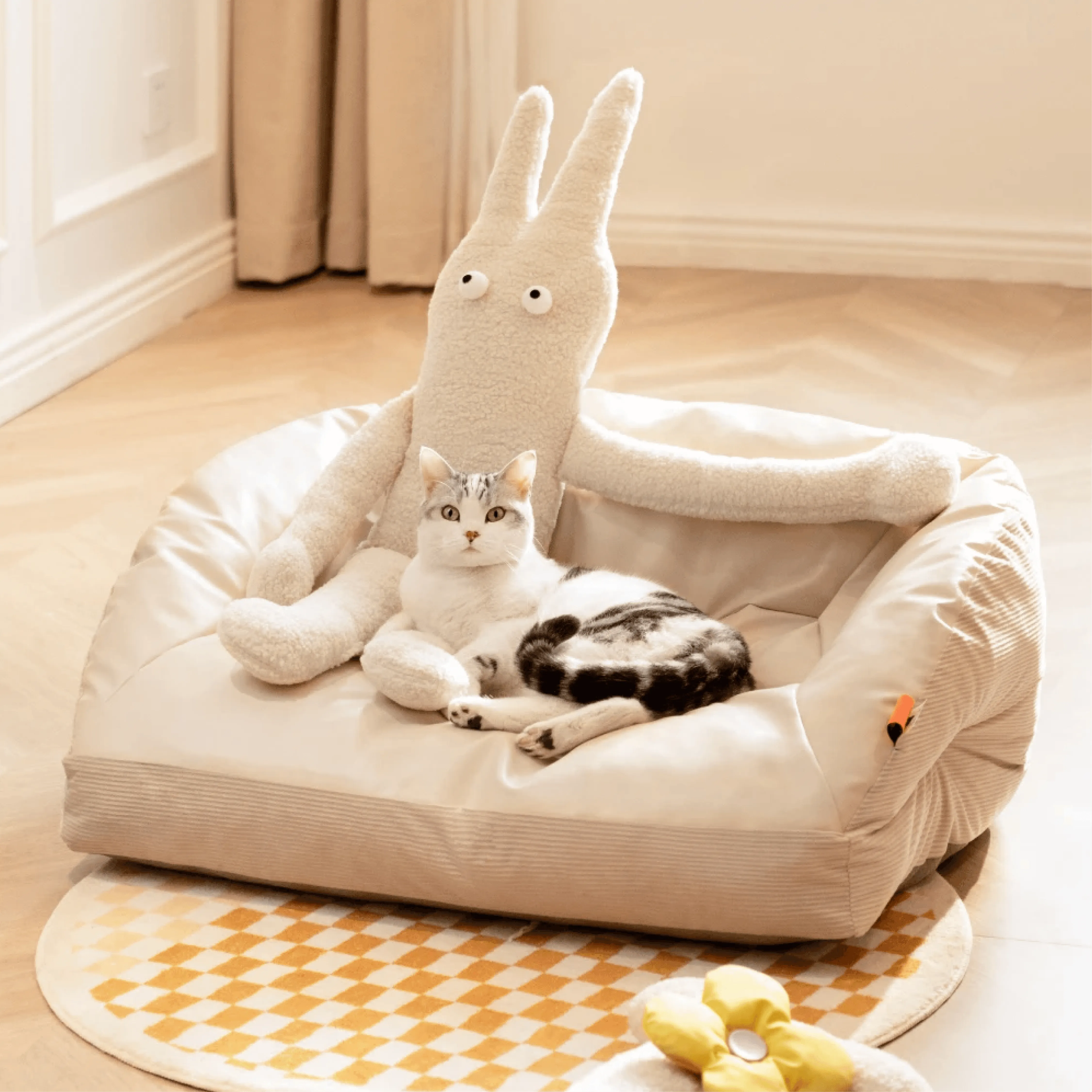Mewoo - Bunny Buddy Bed