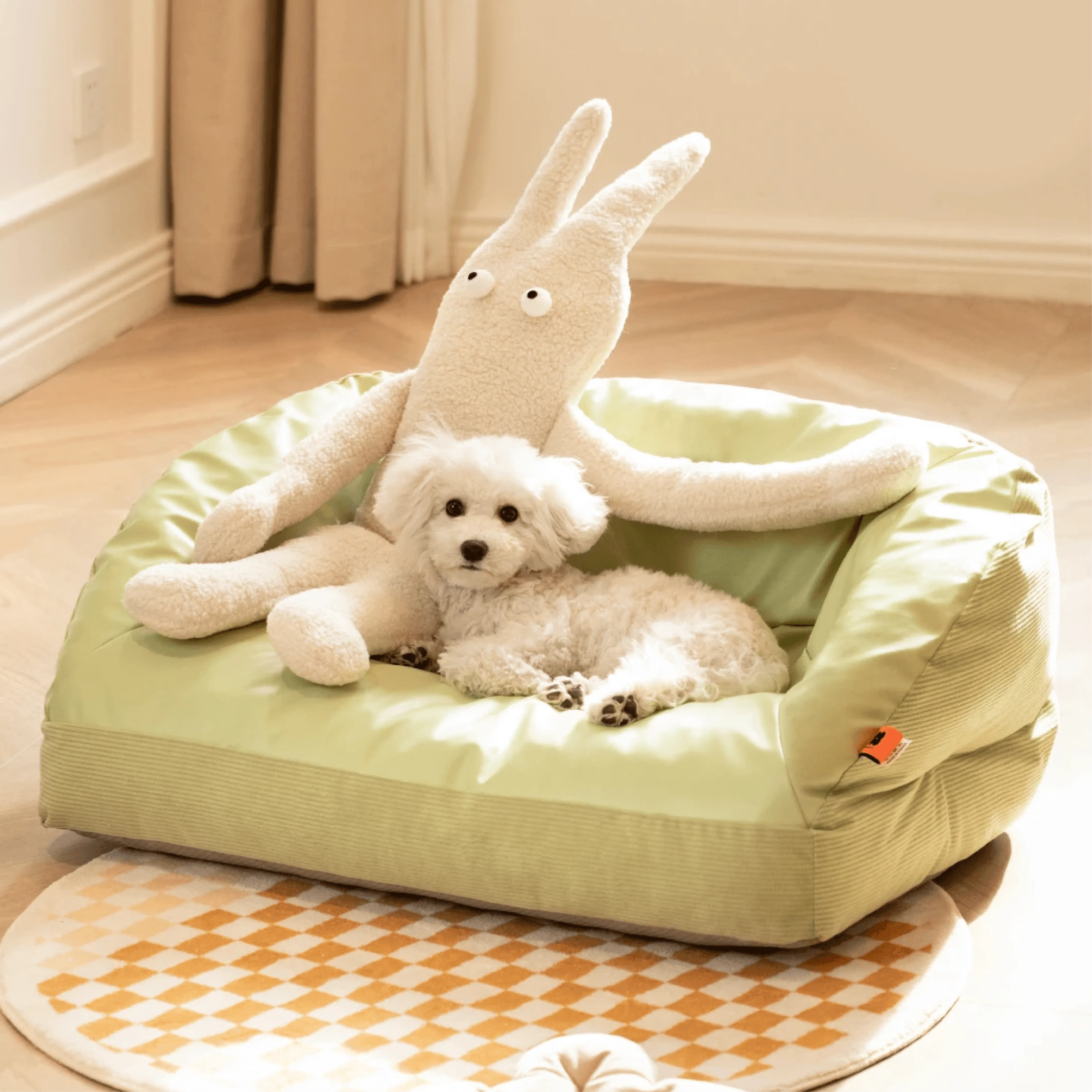Mewoo - Bunny Buddy Bed