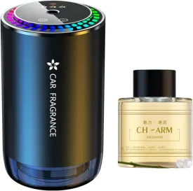 Mist Ultrasonic Humidifier Car Fragrance Diffuser Sure Here's A Product Title for Listing Air Freshener with Colorful Light Rechargeable Auto Chance