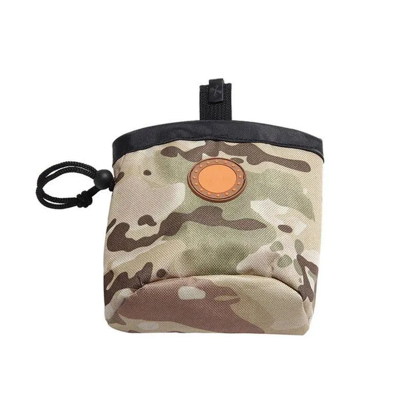 Outdoor Pet Dog Treat Pouch Portable Dog Training Bags Pet Food Container Puppy Snack Reward Waist Bag 12.5*12.5*8Cm Pet Product