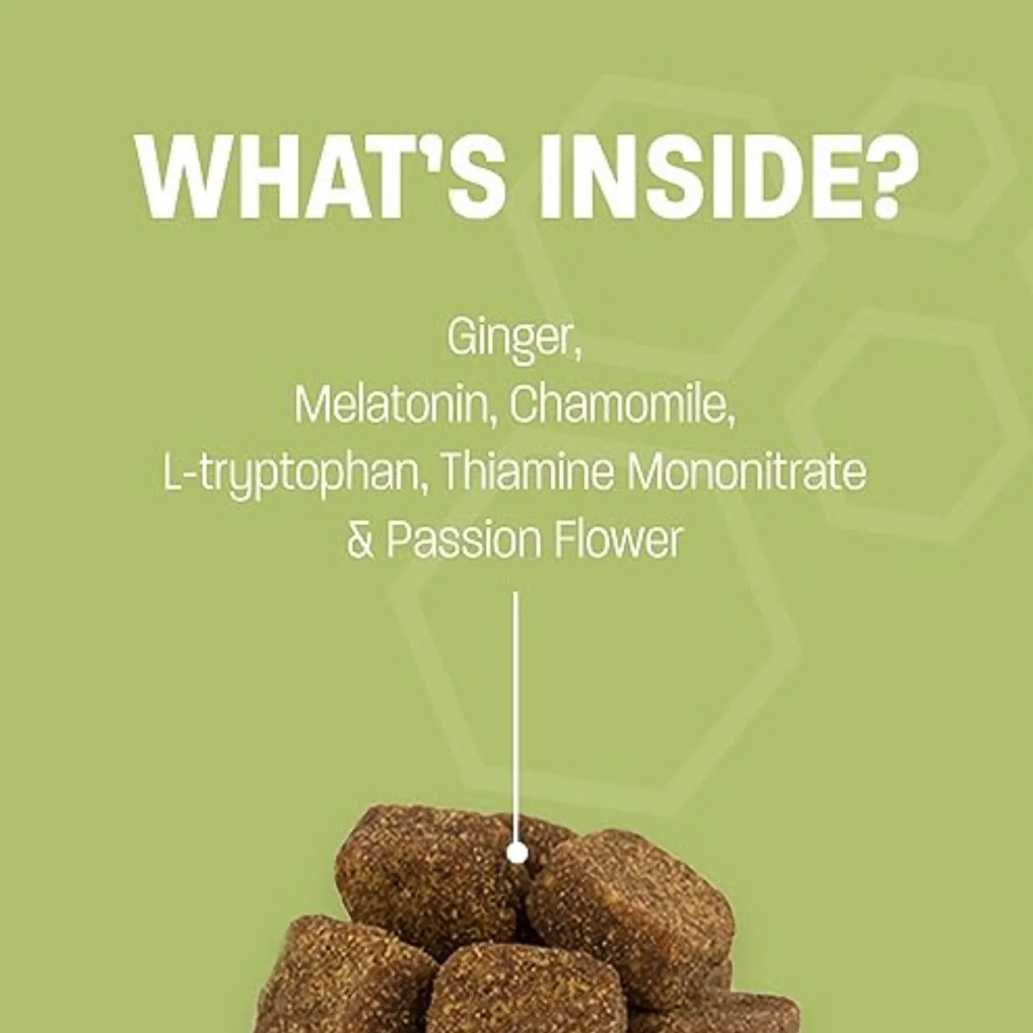 Pet Health Pros Dog Calming Treats; Anxiety Relief; Ginger, Melatonin; Stressful Situations; 60 Count; Natural Flavor