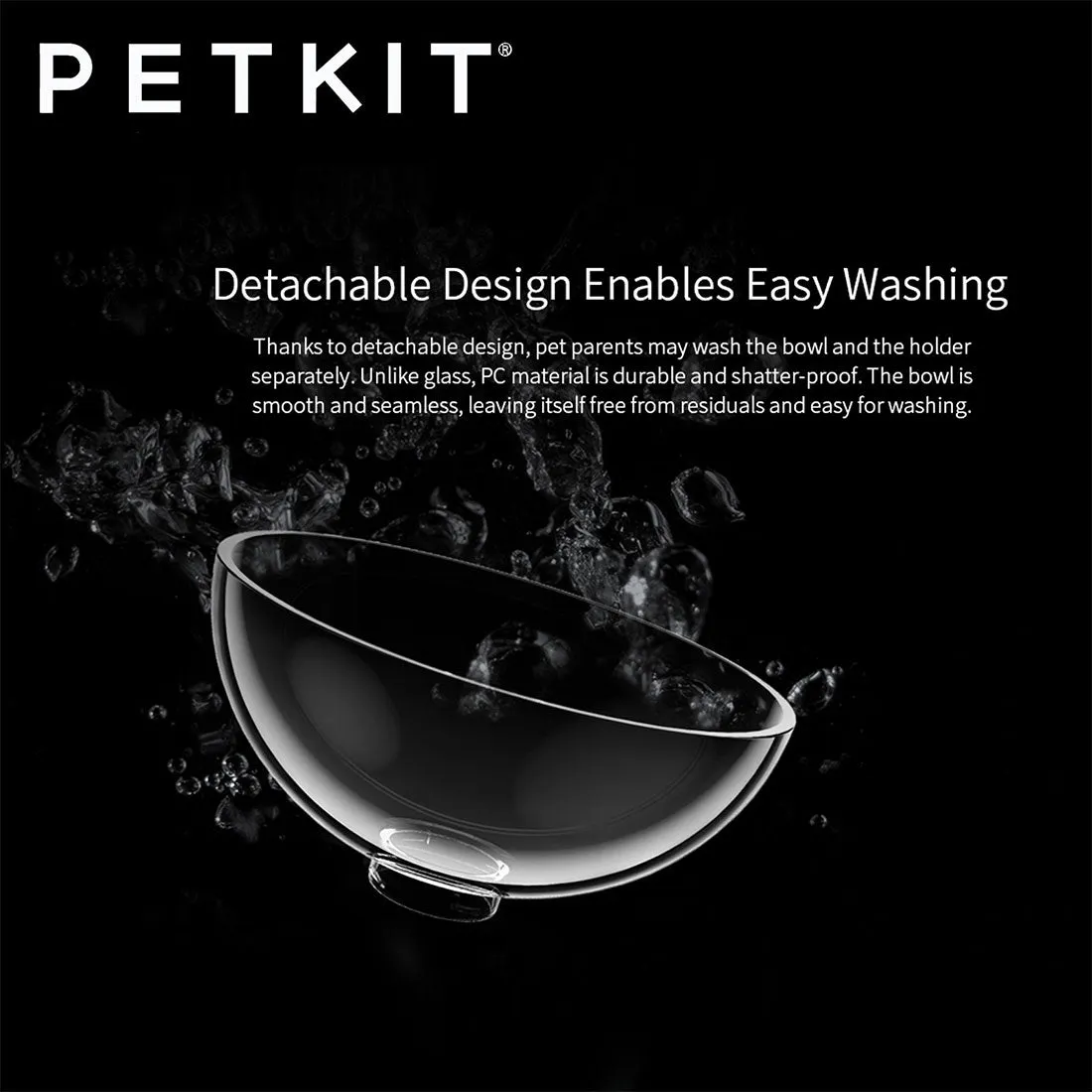 Petkit Fresh Nano 15 Degree adjustable Single Pet Cat Dog Non Toxic Feed Feeding Bowl