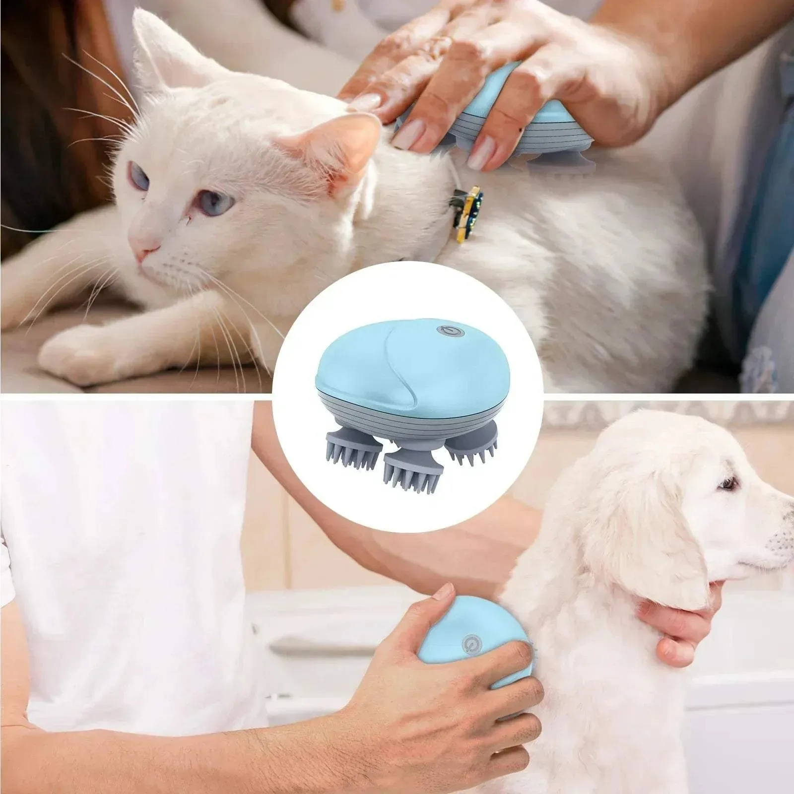 Purrfect Paws Electric Pet Massager – Relax & Revitalize