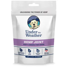 Under the Weather Hemp Joint Soft Chews for Dogs, 30 chews